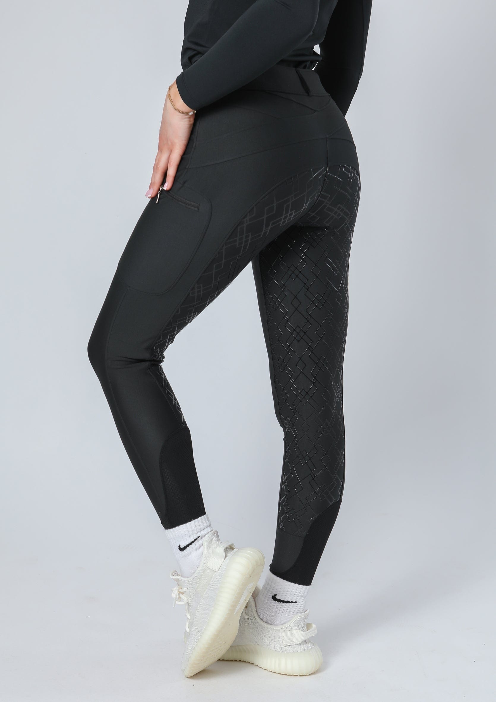 Leggings d'équitation Performance Full Seat (noir)