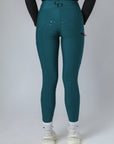 Thermal Performance Full Seat Riding Leggings (Teal)