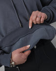 Cozi Kapuzenpullover (Holzkohle)