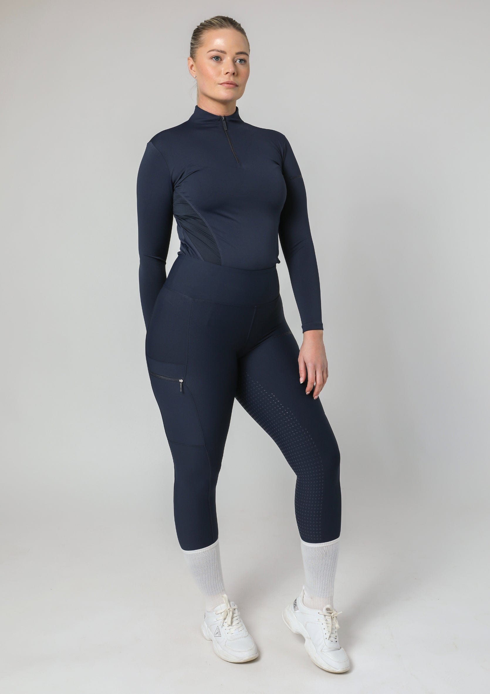 Motion Full Seat Riding Leggings (Navy)