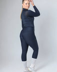 Klassische Reitleggings zum Überziehen (Marineblau)