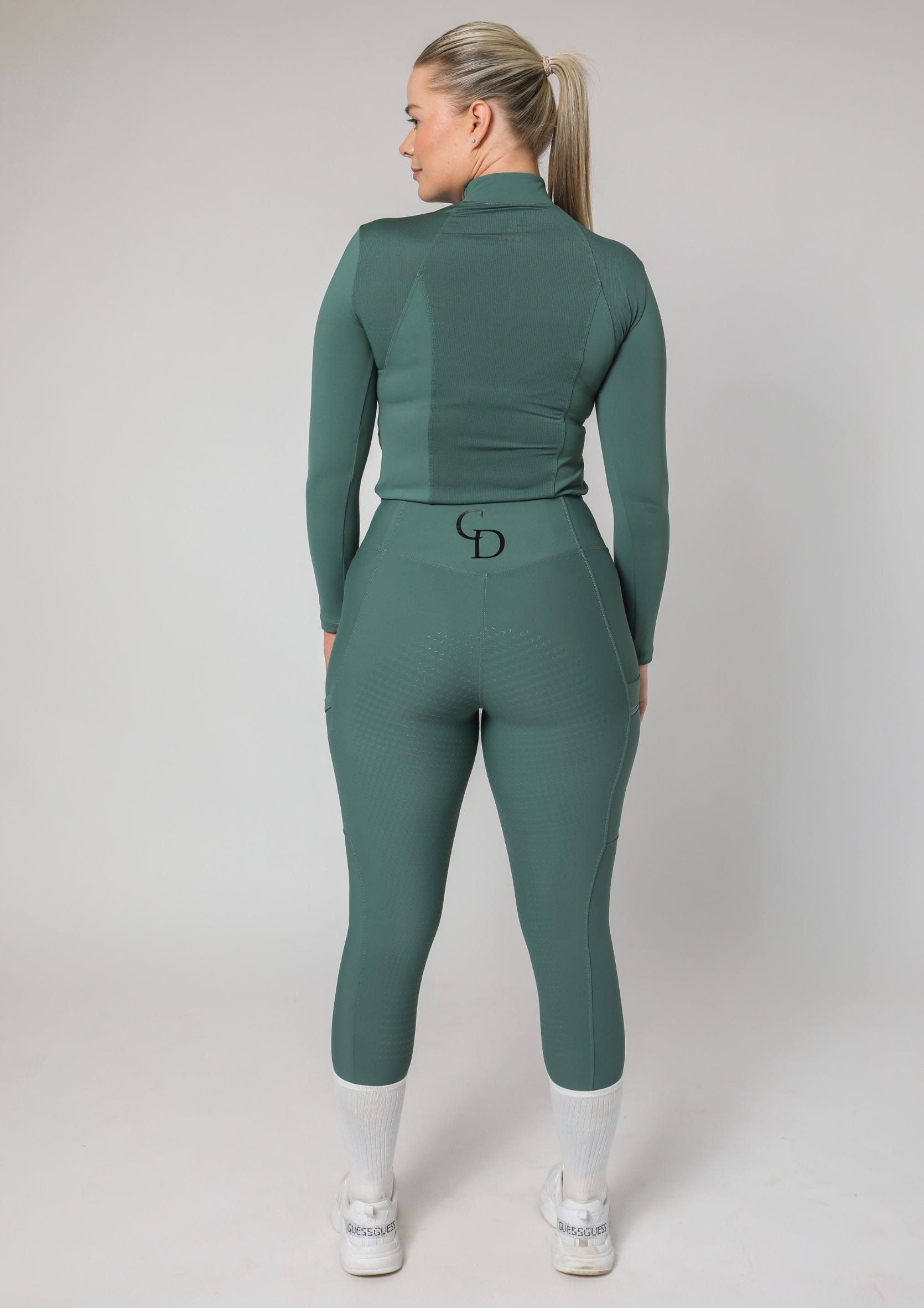 Leggings d'équitation Motion Full Seat (sauge)