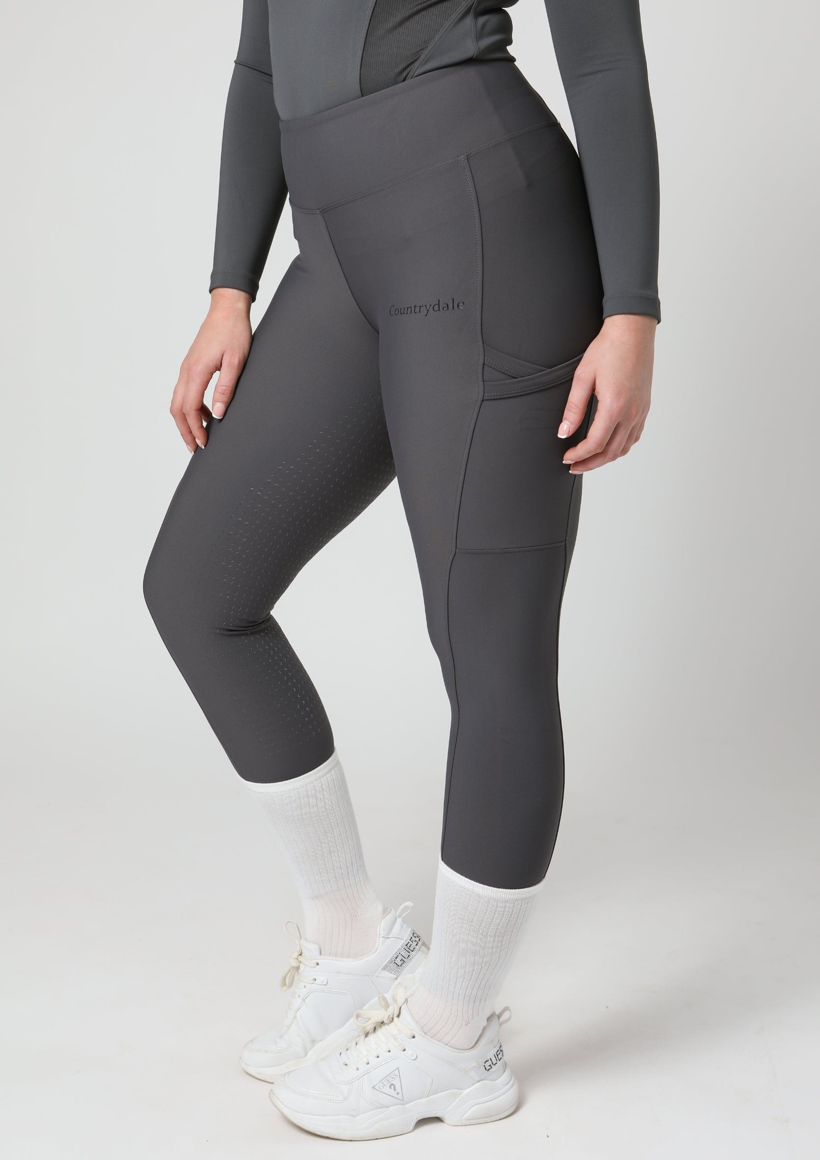 Leggings d'équitation Motion Full Seat (anthracite)