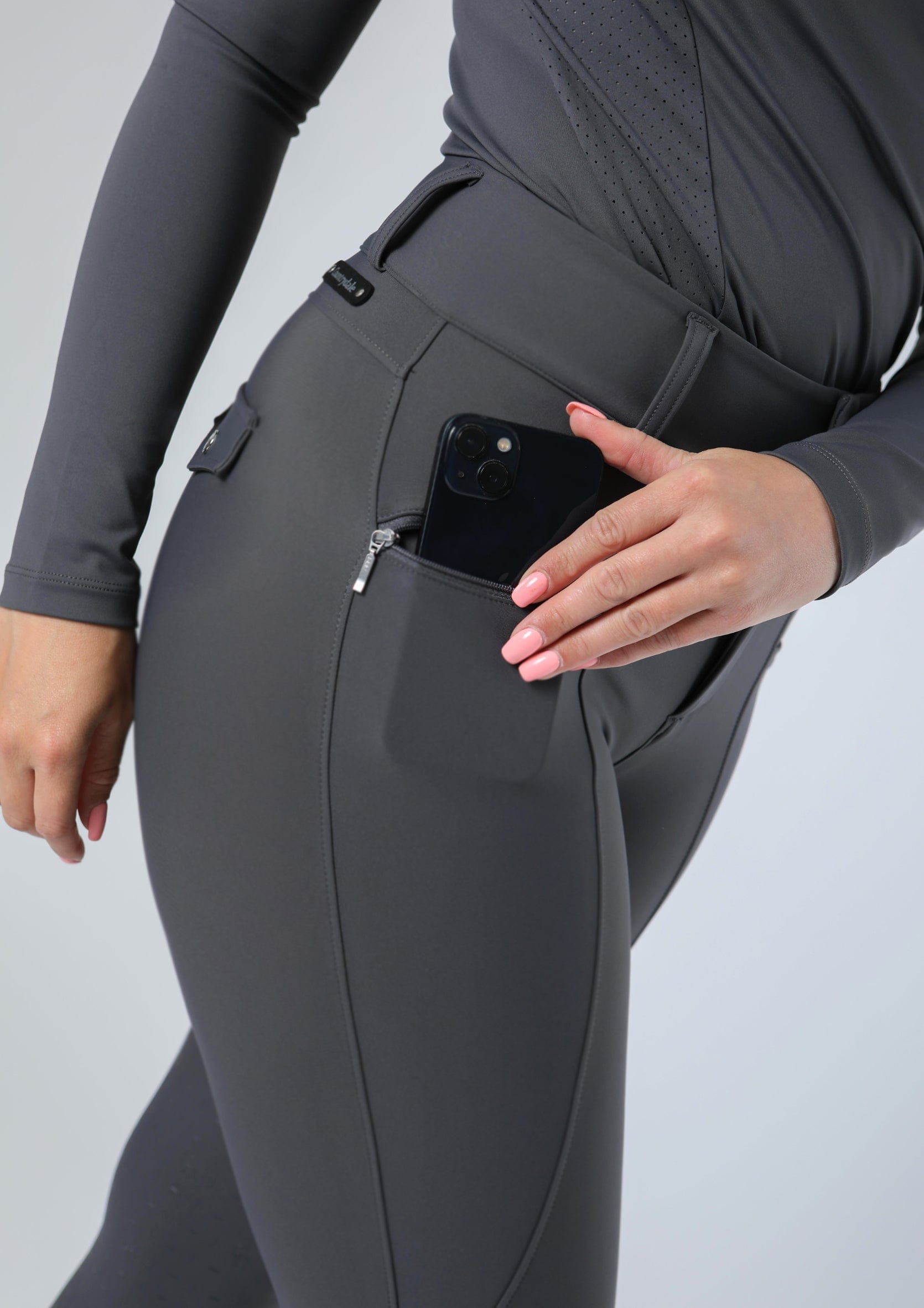 Pantalon d'équitation Protech (Charbon)