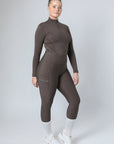 Classic Pull On Riding Leggings (Brown)