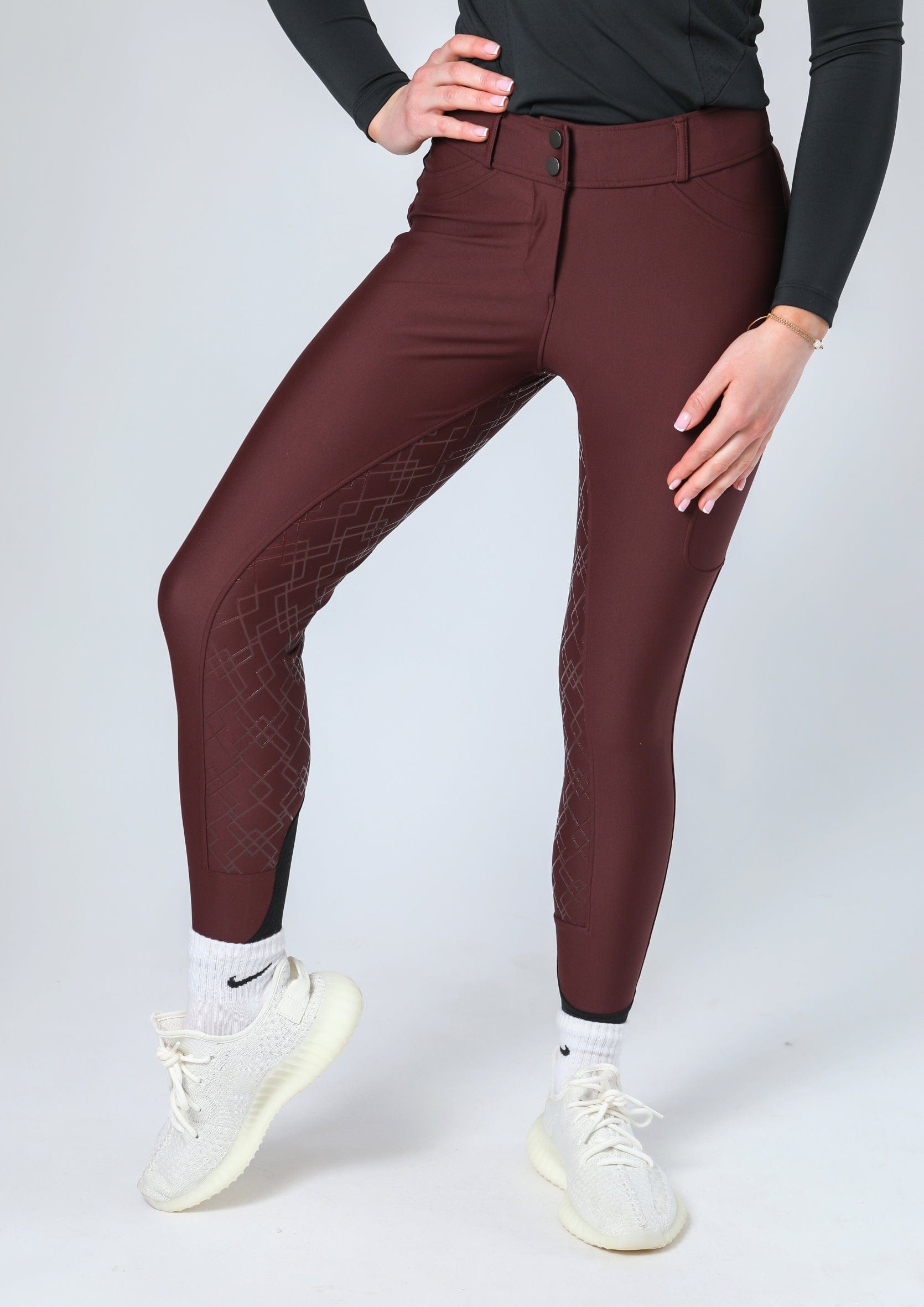 Performance Full Seat Riding Breggings (Wine)