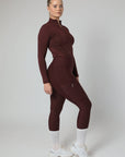 Motion Reitleggings mit Vollbesatz (Weinrot)