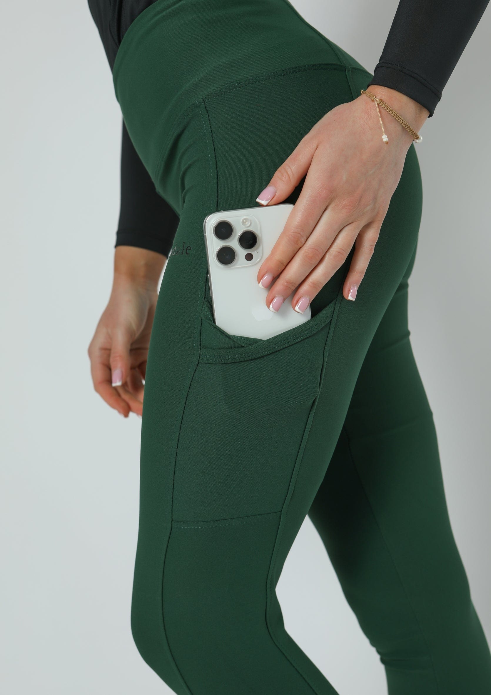 Legging à enfiler au quotidien (vert forêt)