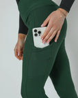 Legging à enfiler au quotidien (vert forêt)
