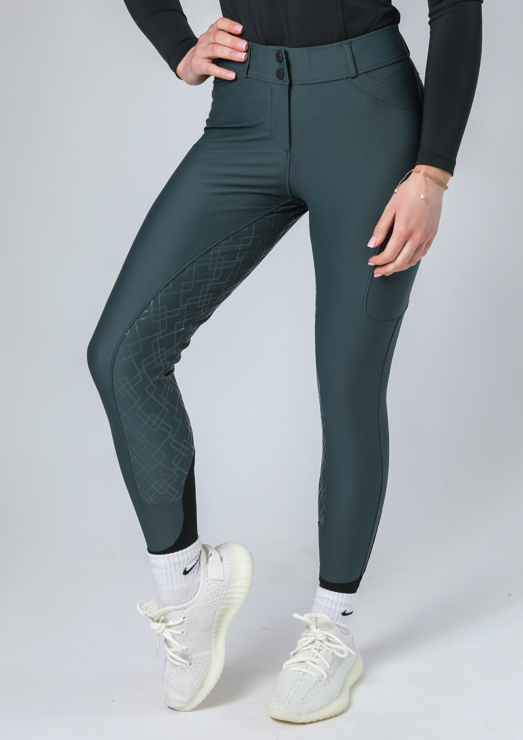Performance Full Seat Riding Breggings (Teal)