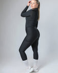 Classic Pull On Riding Leggings (Black)