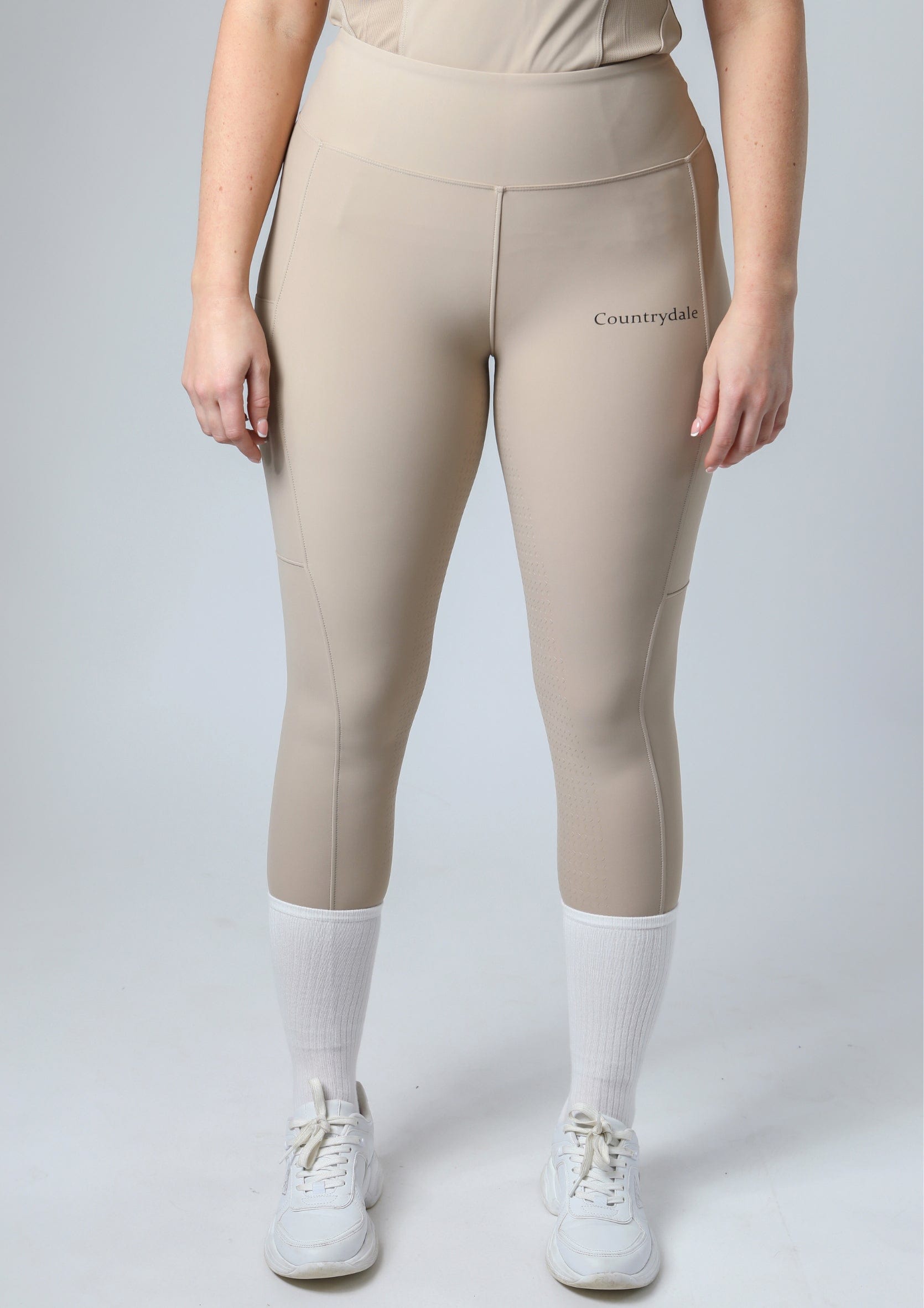 Legging d'équitation Motion Full Seat (Beige)