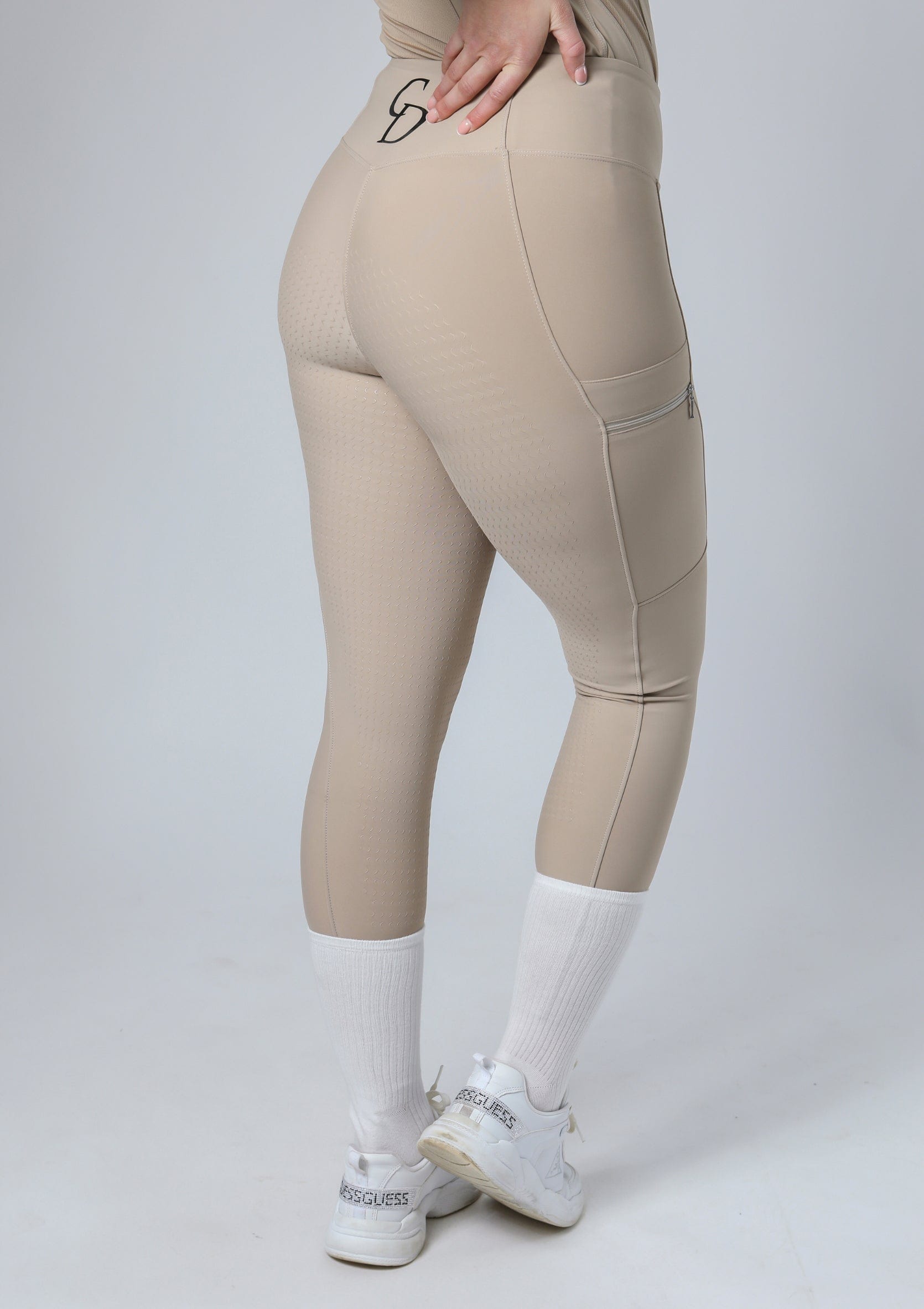 Legging d'équitation Motion Full Seat (Beige)