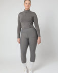 Motion Reitleggings mit Vollbesatz (Grau)