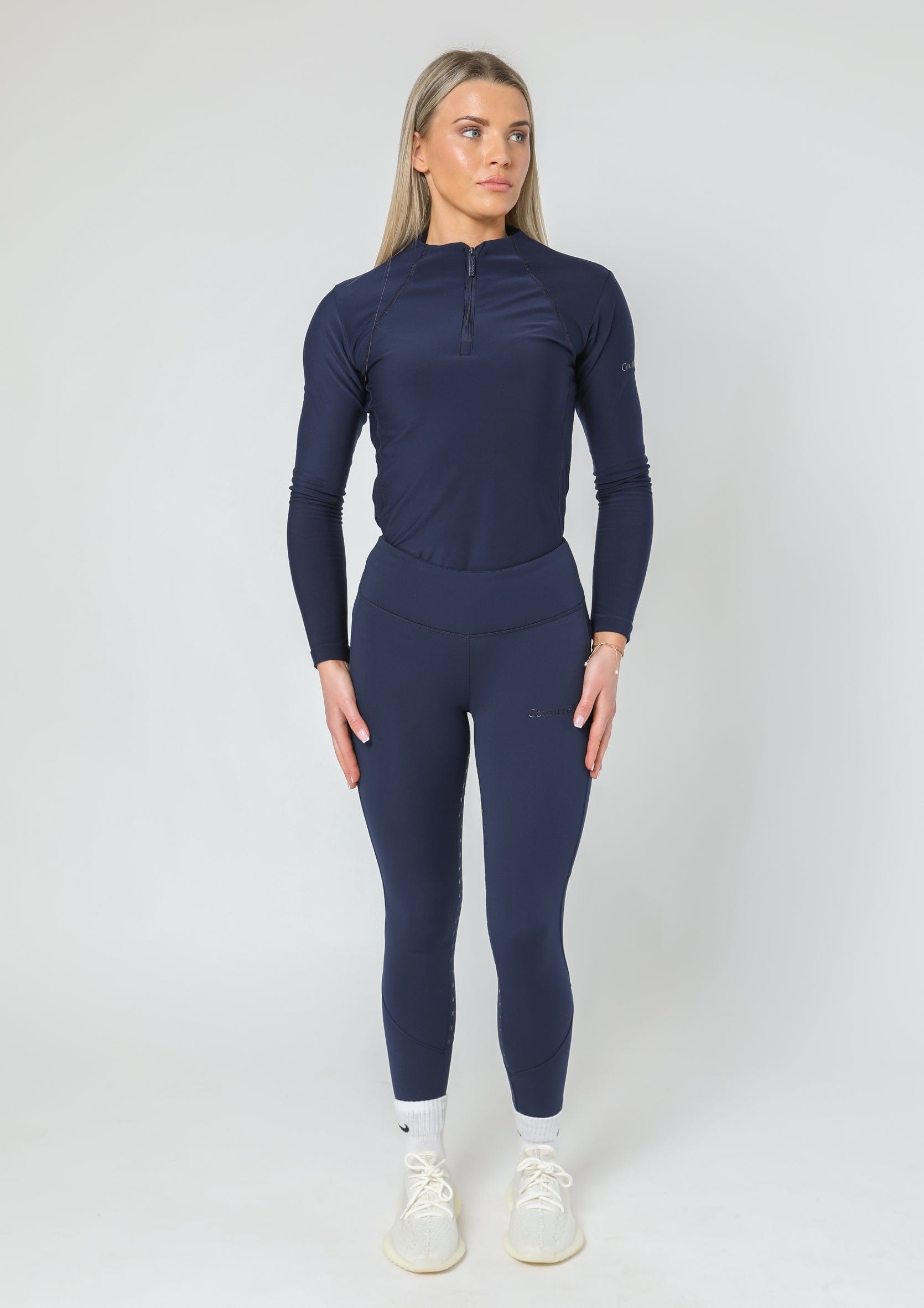 Thermal Performance Full Seat Riding Leggings (Navy)