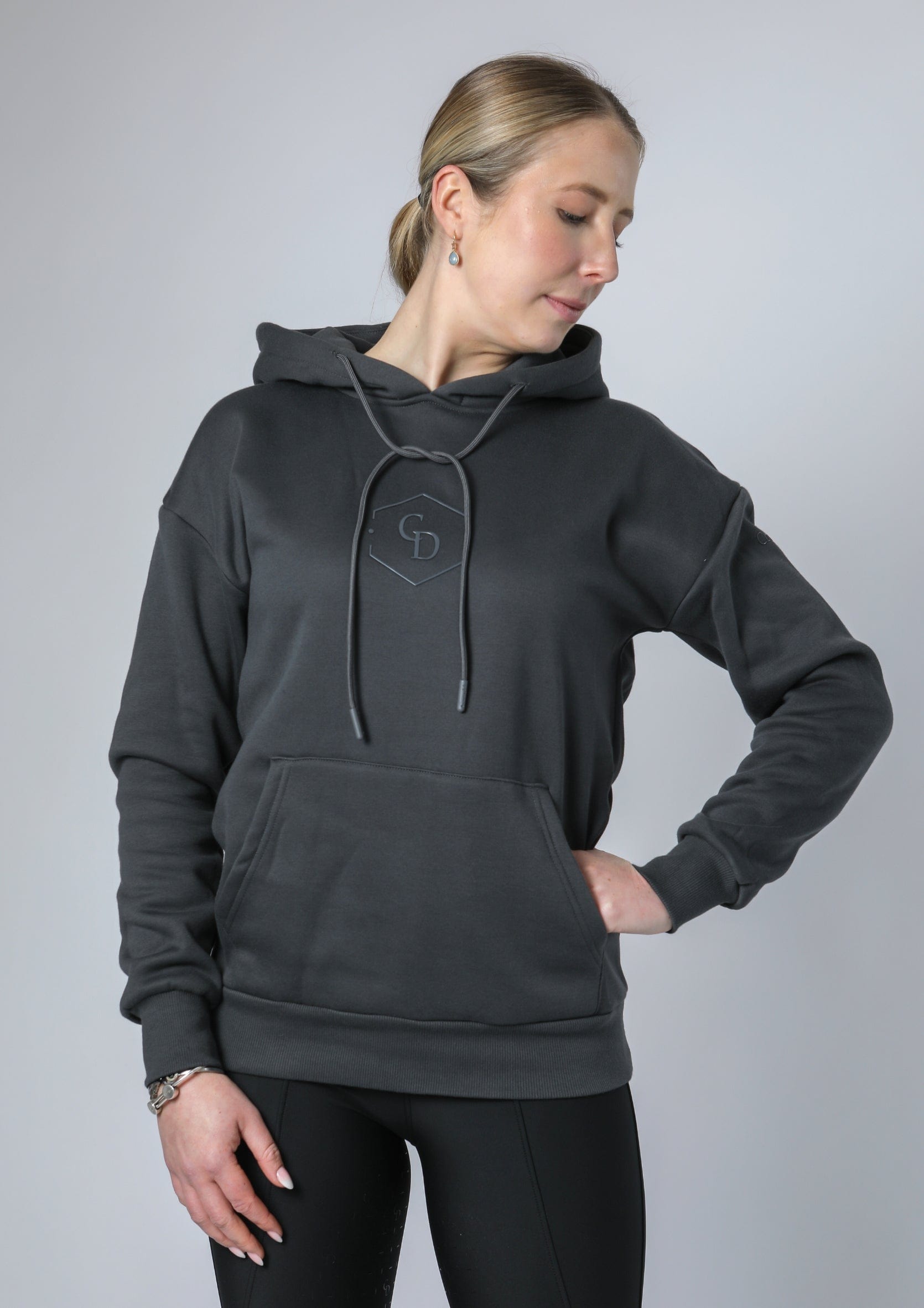 Signature-Kapuzenpullover (Anthrazit)
