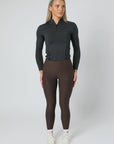 Leggings zum Anziehen für jeden Tag (Braun)