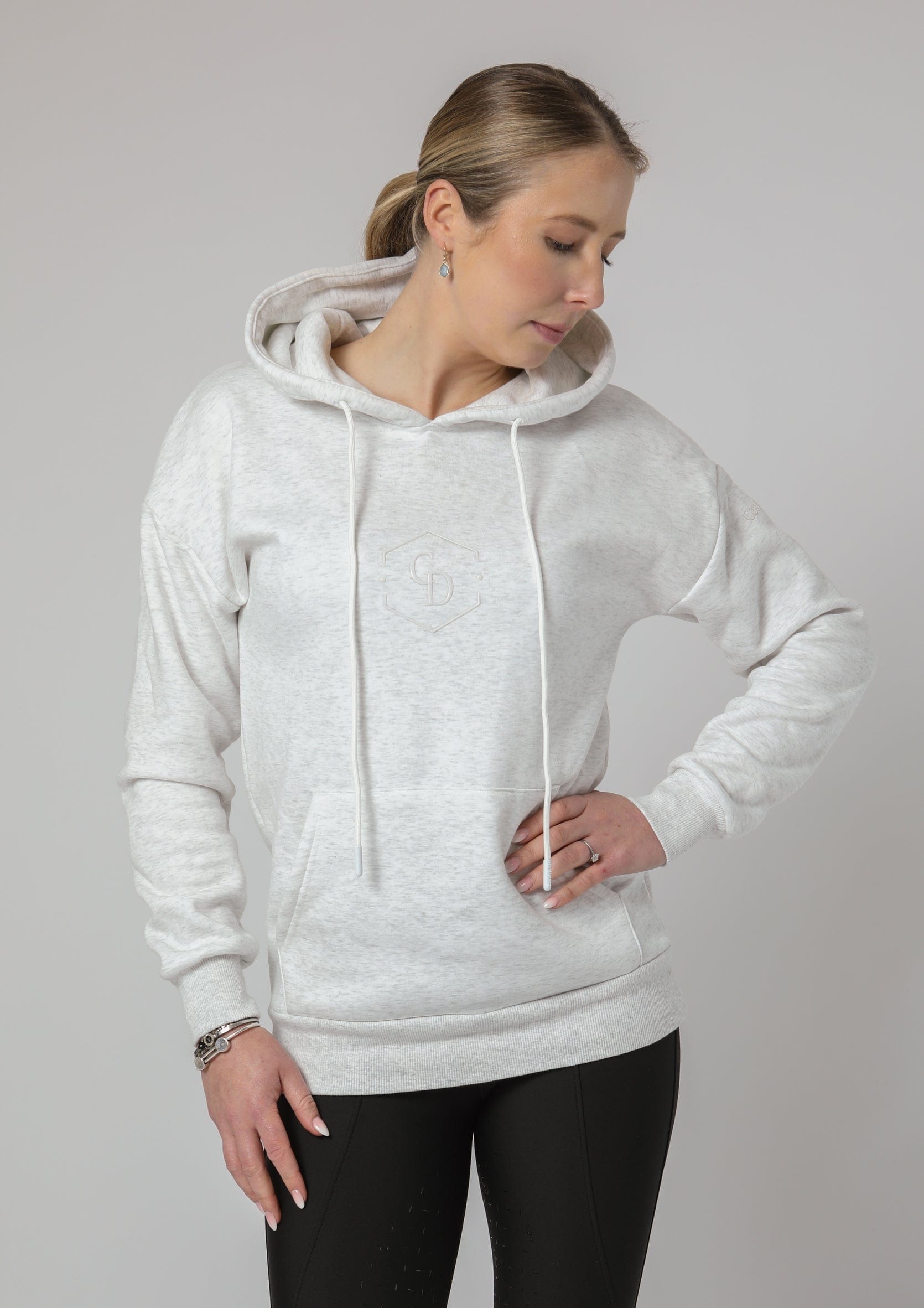 Sweat à capuche Signature (marbre)