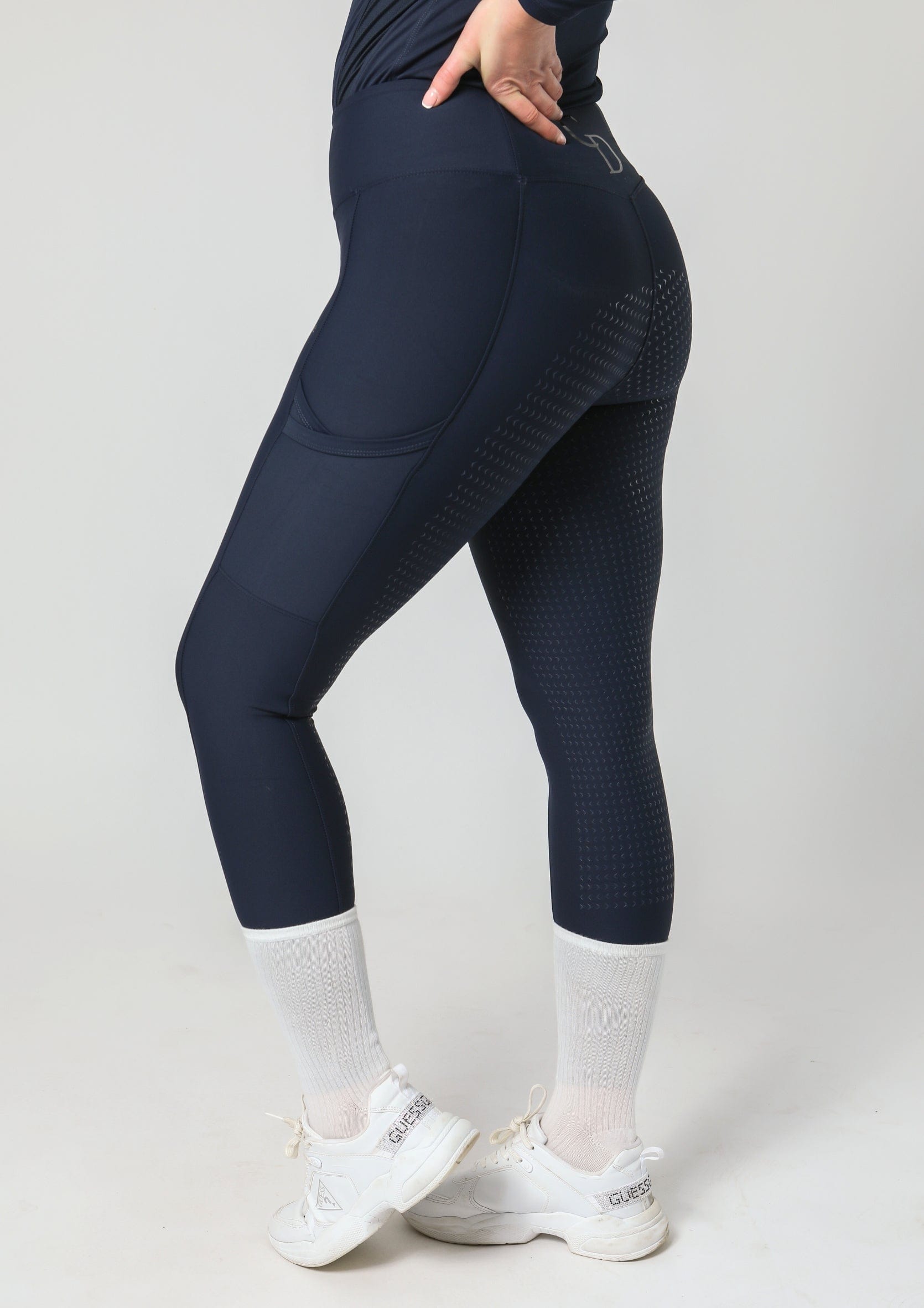 Motion Full Seat Riding Leggings (Navy)