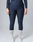 Klassische Reitleggings zum Überziehen (Marineblau)