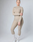 Classic Pull On Riding Leggings (Beige)