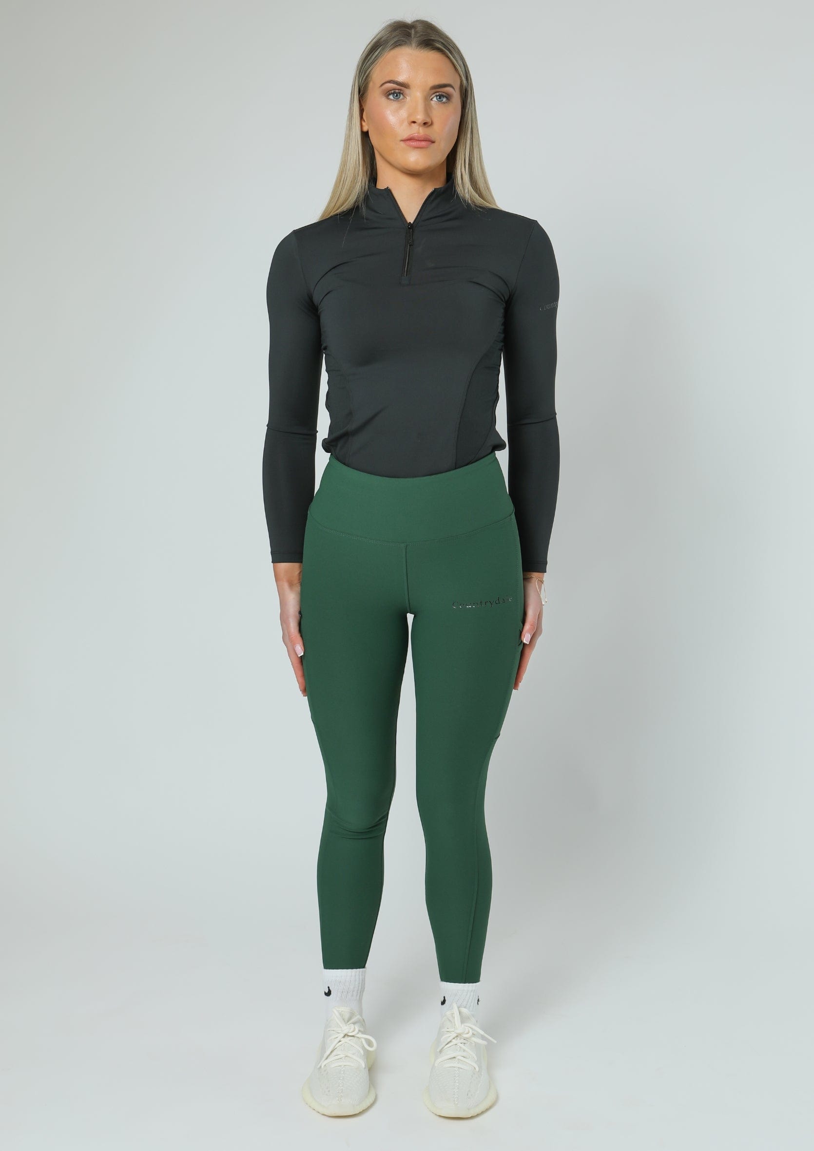 Legging à enfiler au quotidien (vert forêt)