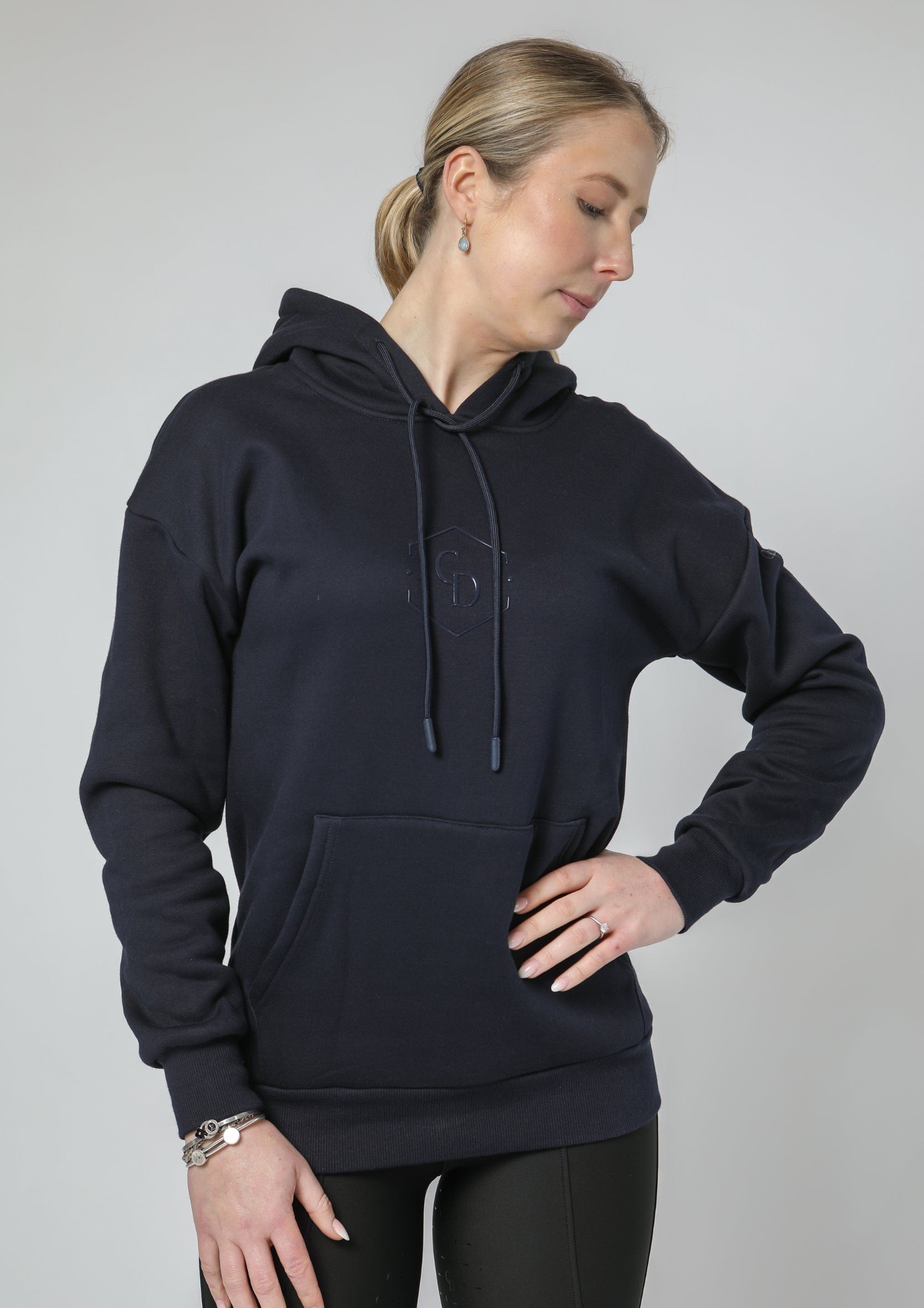 Signature-Kapuzenpullover (Marineblau)