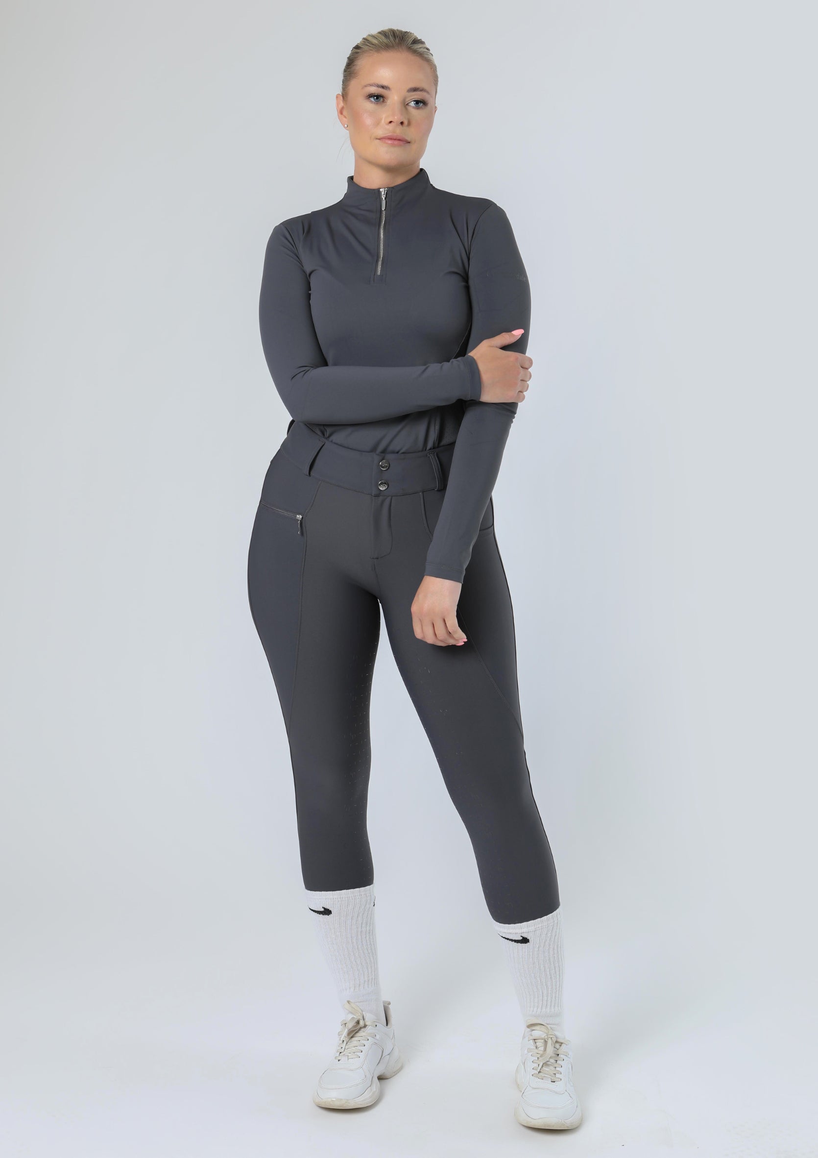 Pantalon d'équitation Protech (Charbon)