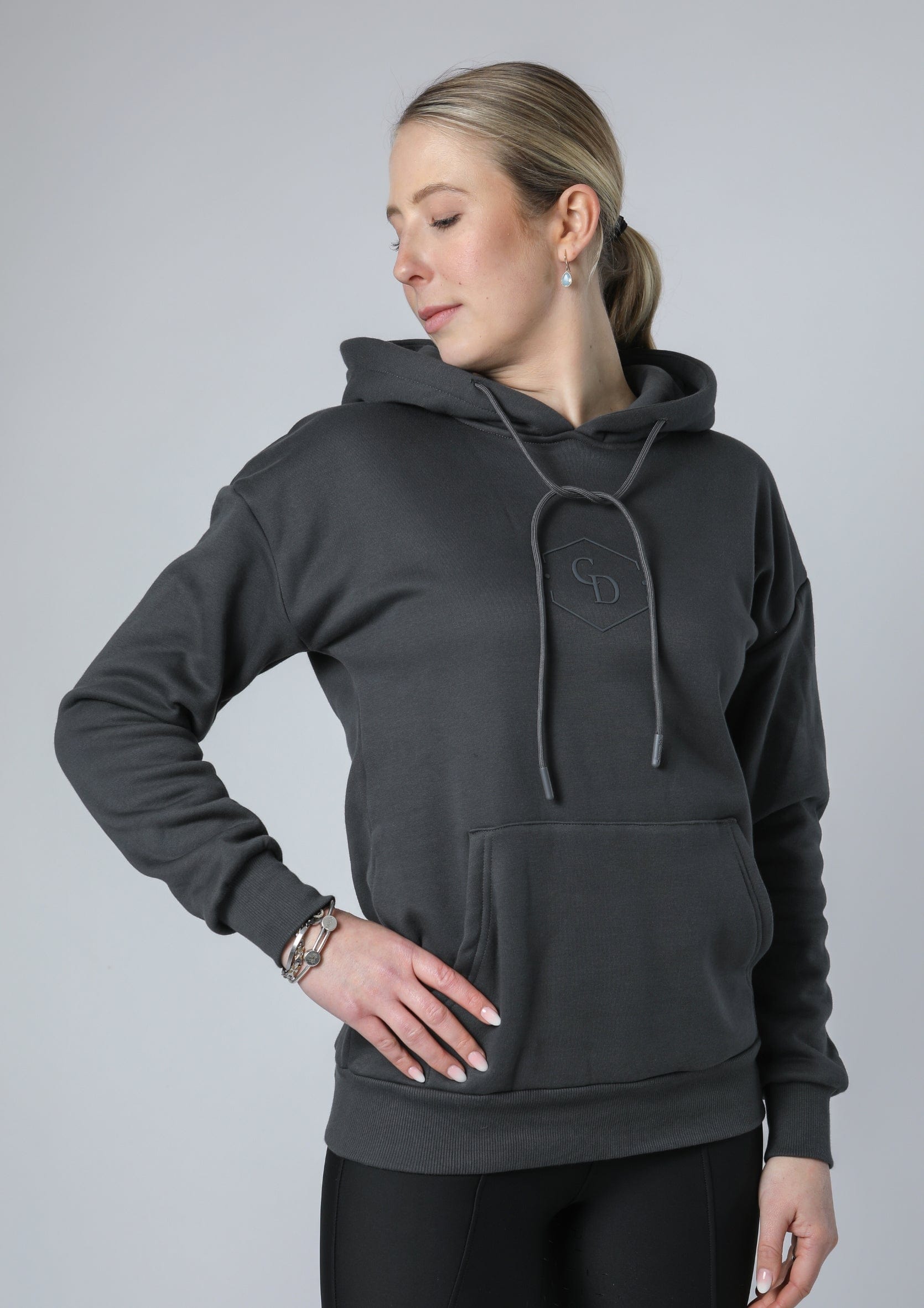 Signature-Kapuzenpullover (Anthrazit)