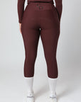 Motion Reitleggings mit Vollbesatz (Weinrot)