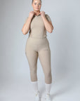 Legging d'équitation Motion Full Seat (Beige)