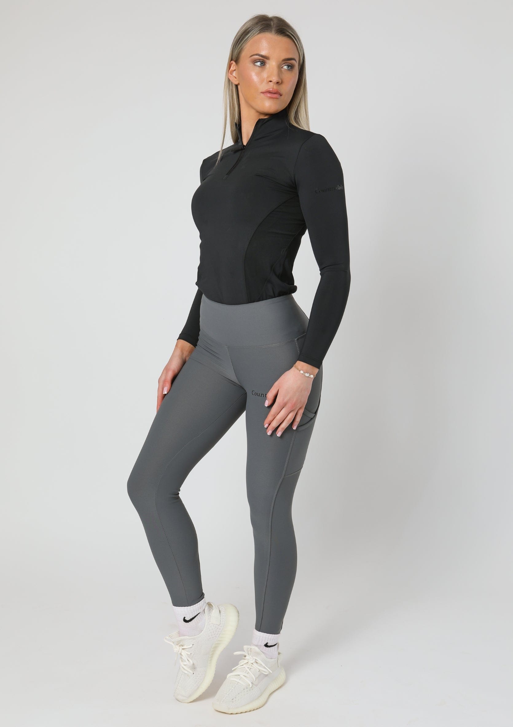 Legging à enfiler au quotidien (gris)