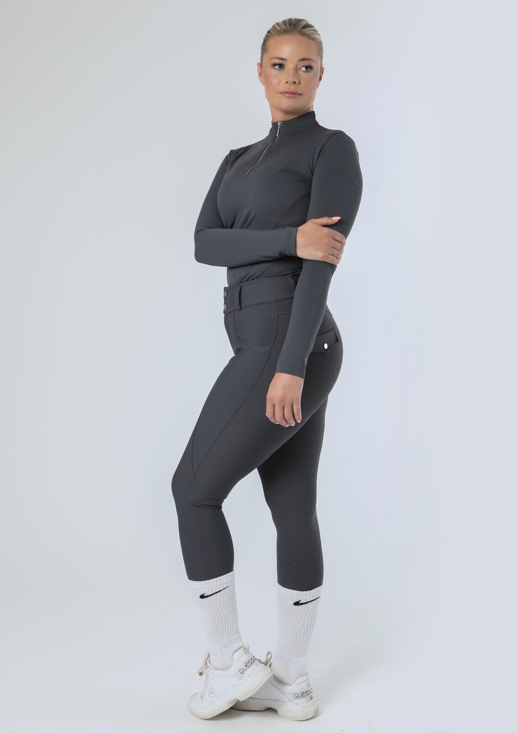 Pantalon d'équitation Protech (Charbon)