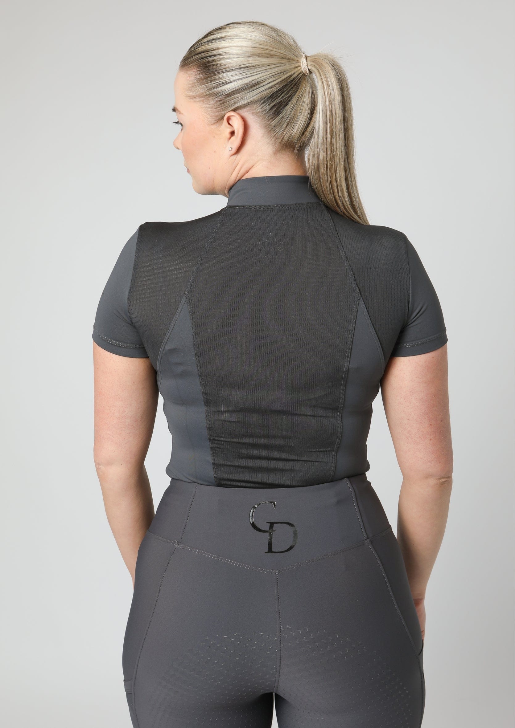 Couche de base à manches courtes classique 2.0 (anthracite)