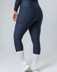 Klassische Reitleggings zum Überziehen (Marineblau)