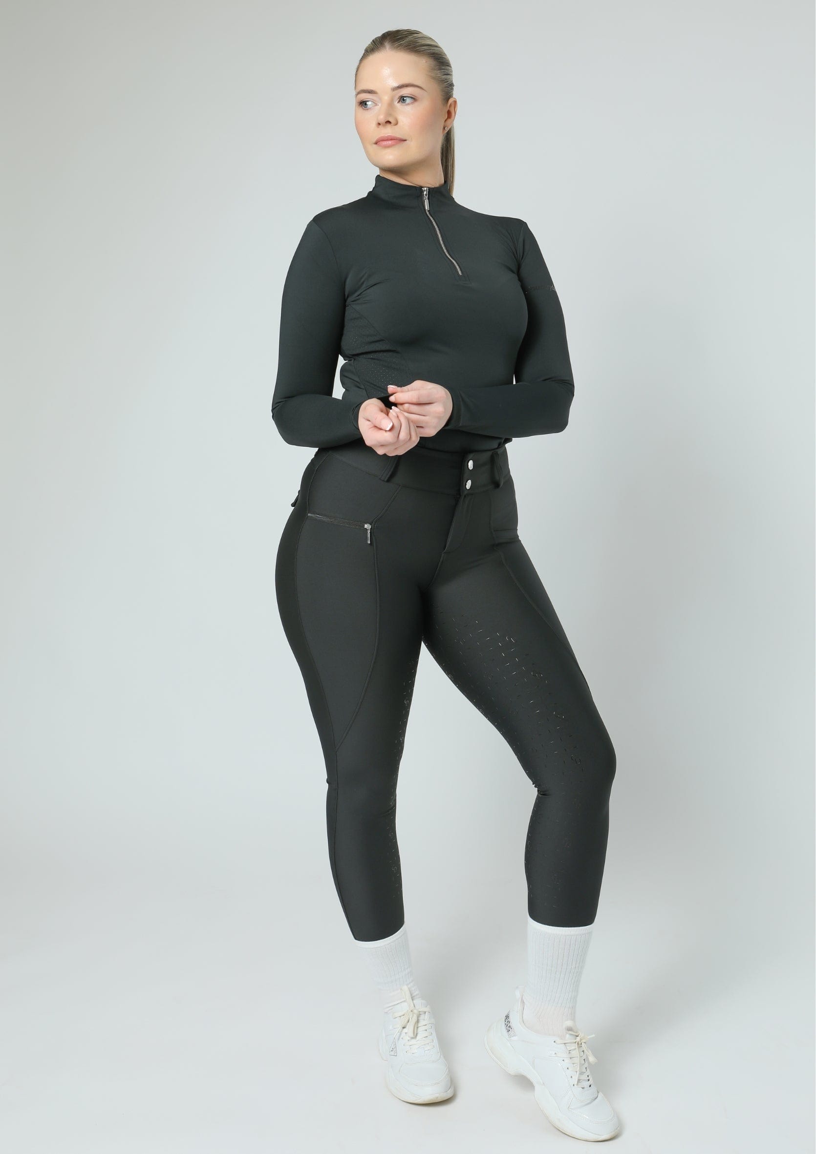 Pantalon d'équitation Protech (Noir)