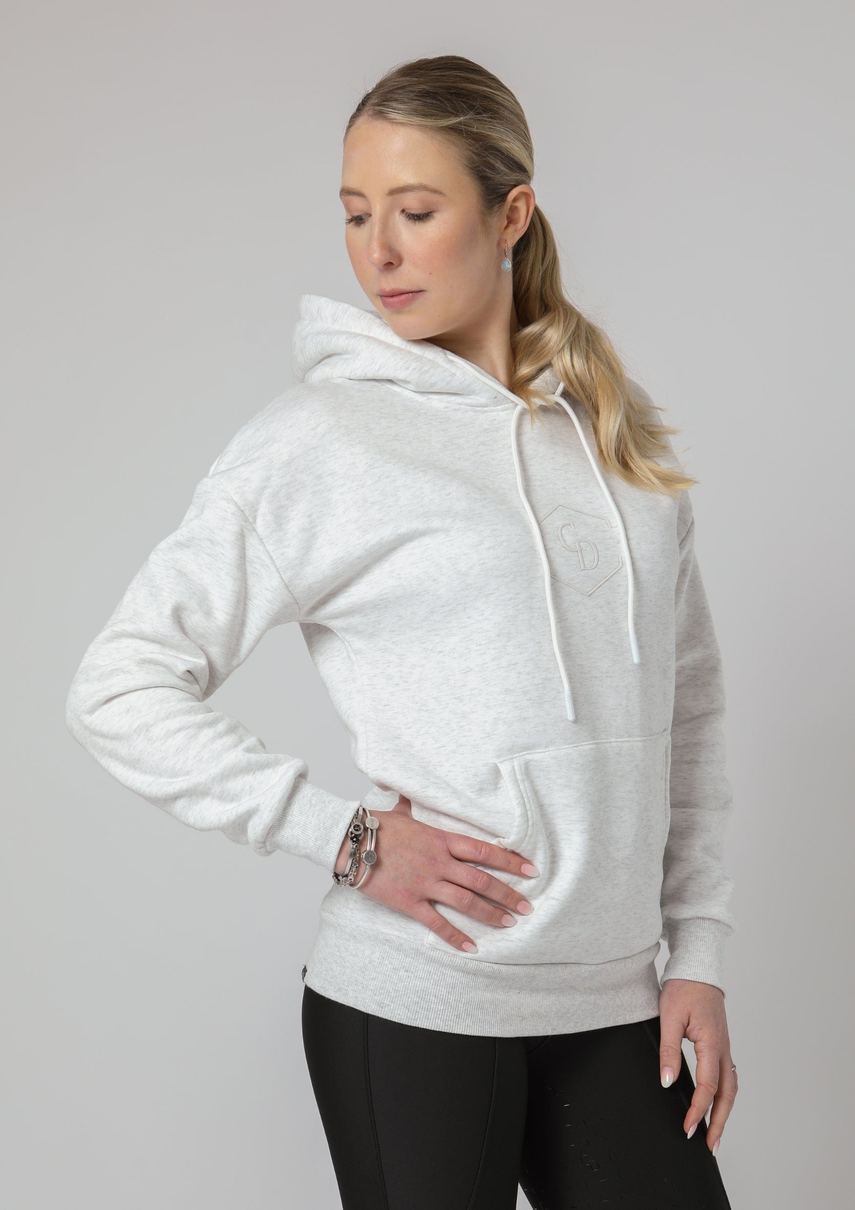 Sweat à capuche Signature (marbre)