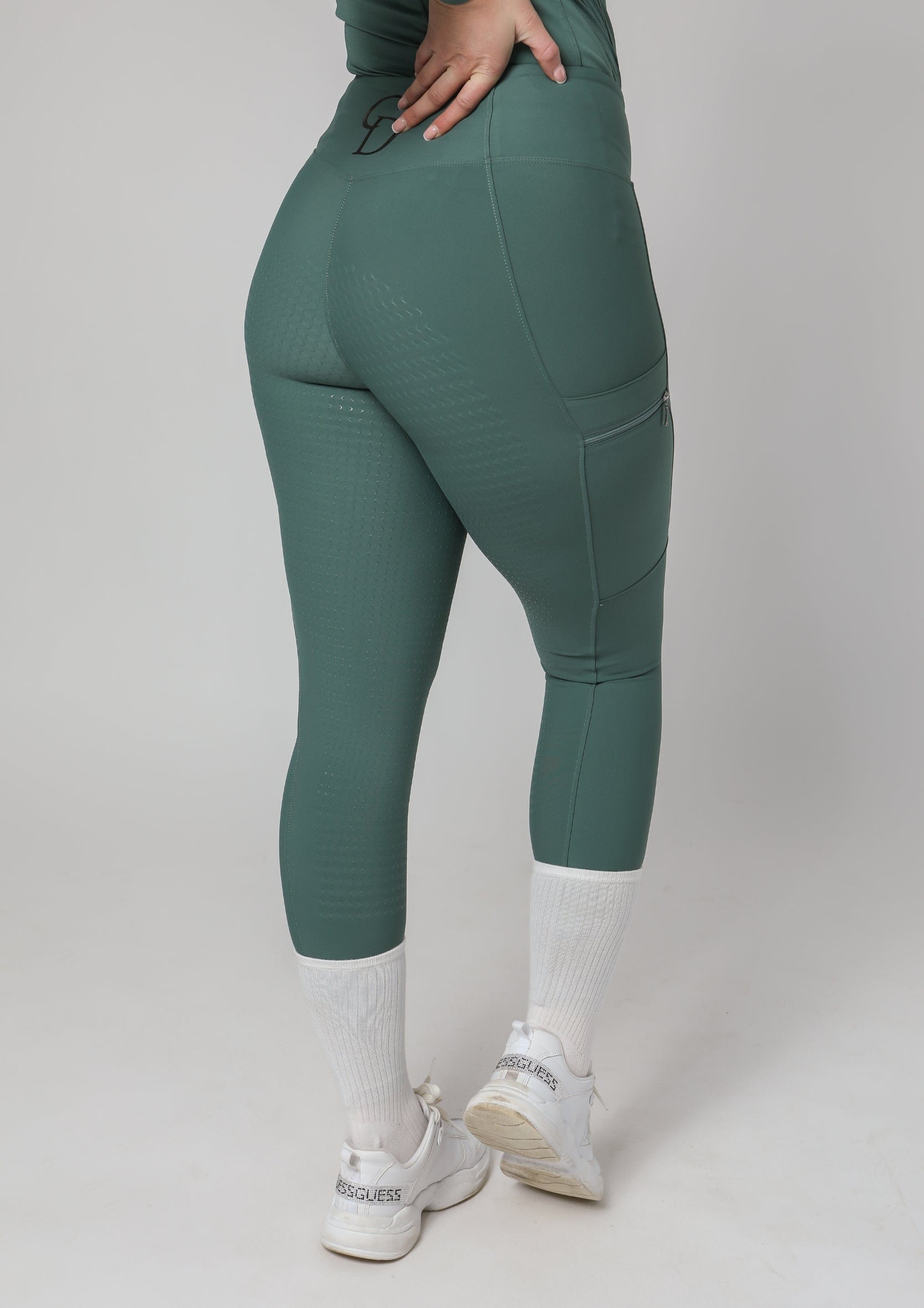 Leggings d'équitation Motion Full Seat (sauge)