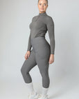 Legging d'équitation classique à enfiler (gris)