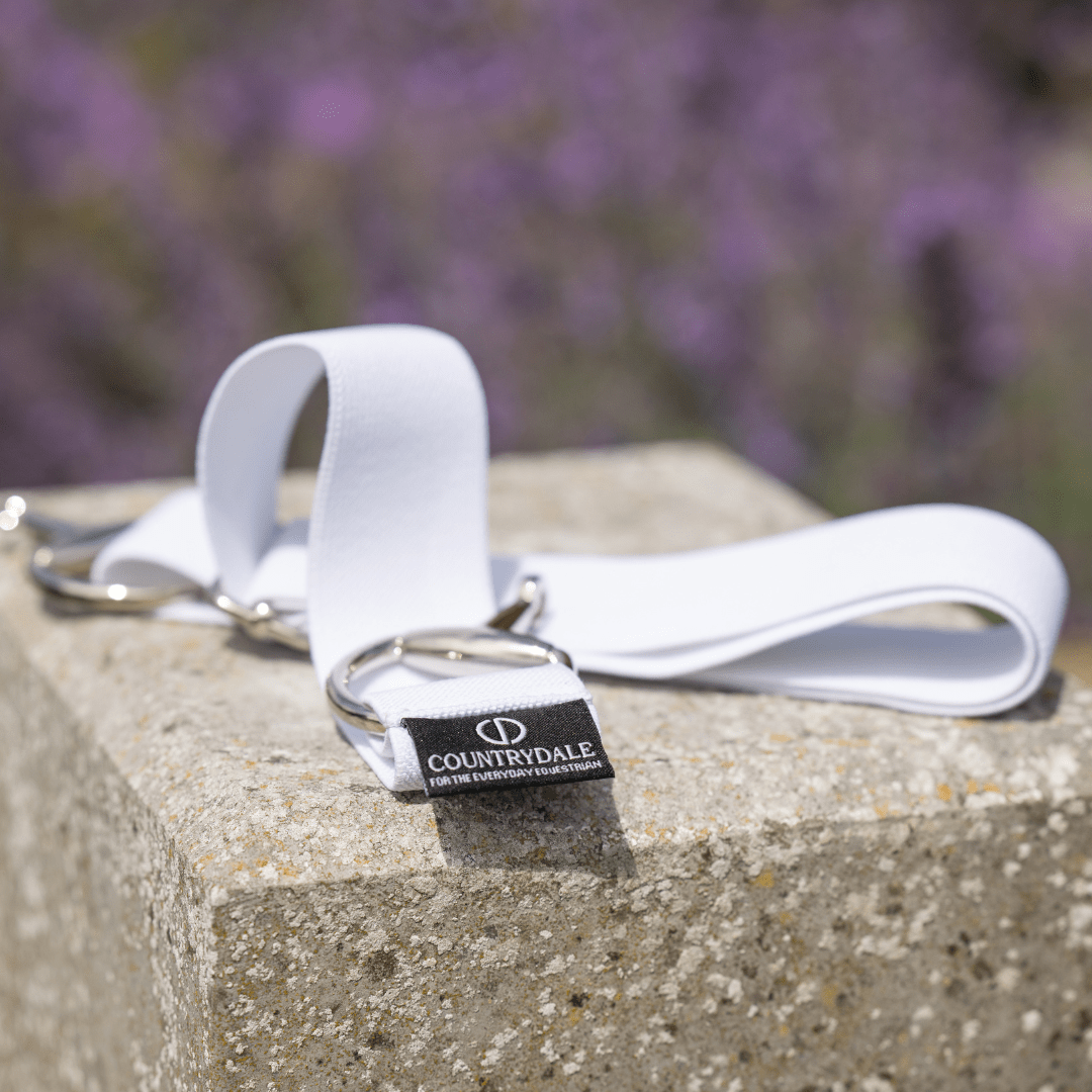Ceinture à mors réglable (blanche)