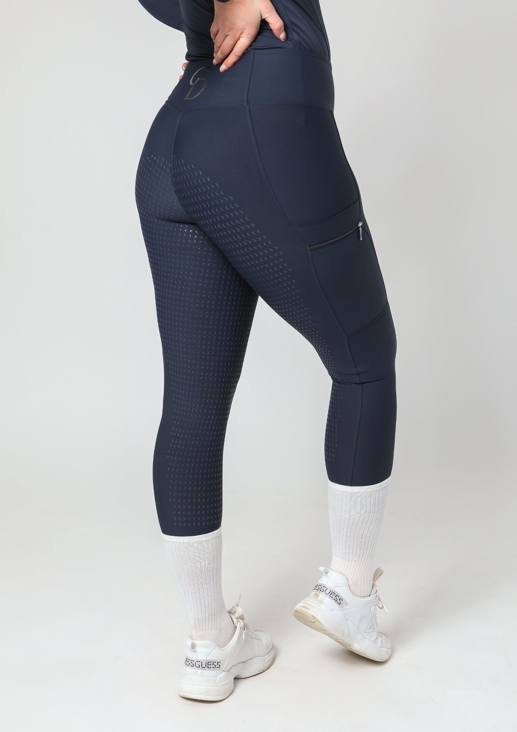 Motion Full Seat Riding Leggings (Navy)