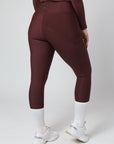Motion Reitleggings mit Vollbesatz (Weinrot)