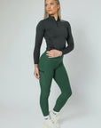Legging à enfiler au quotidien (vert forêt)
