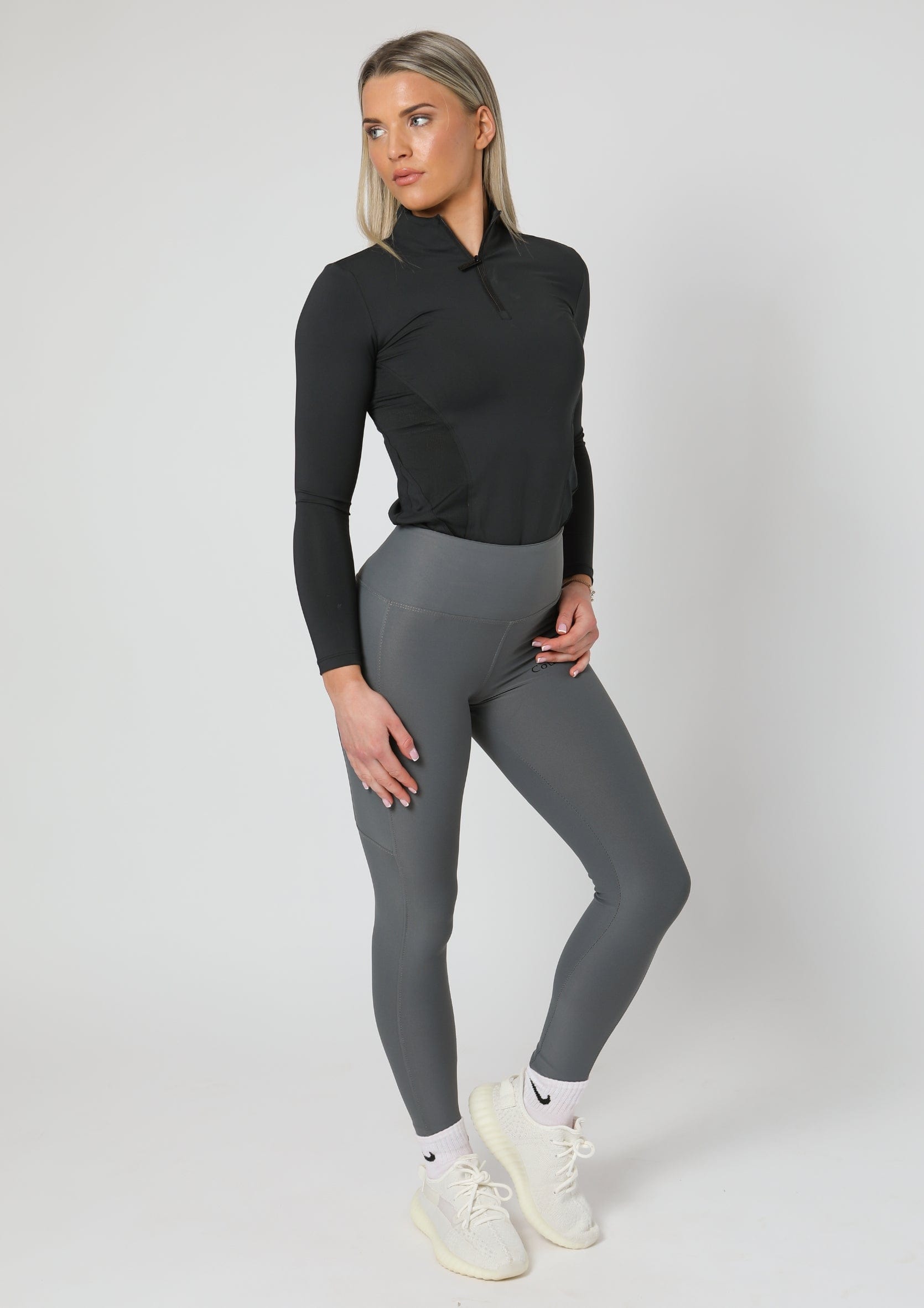 Legging à enfiler au quotidien (gris)