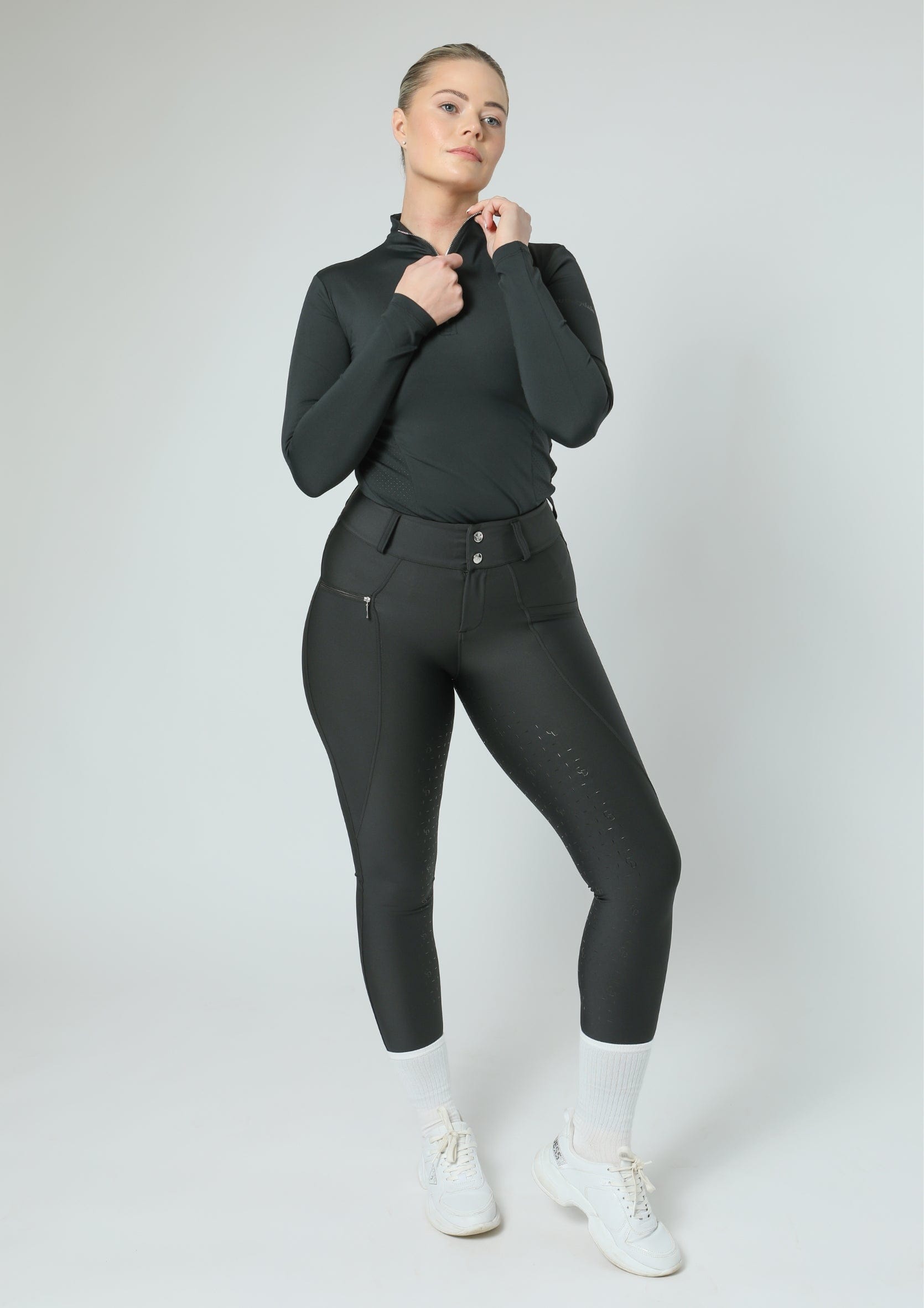 Pantalon d'équitation Protech (Noir)