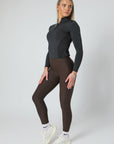 Leggings zum Anziehen für jeden Tag (Braun)