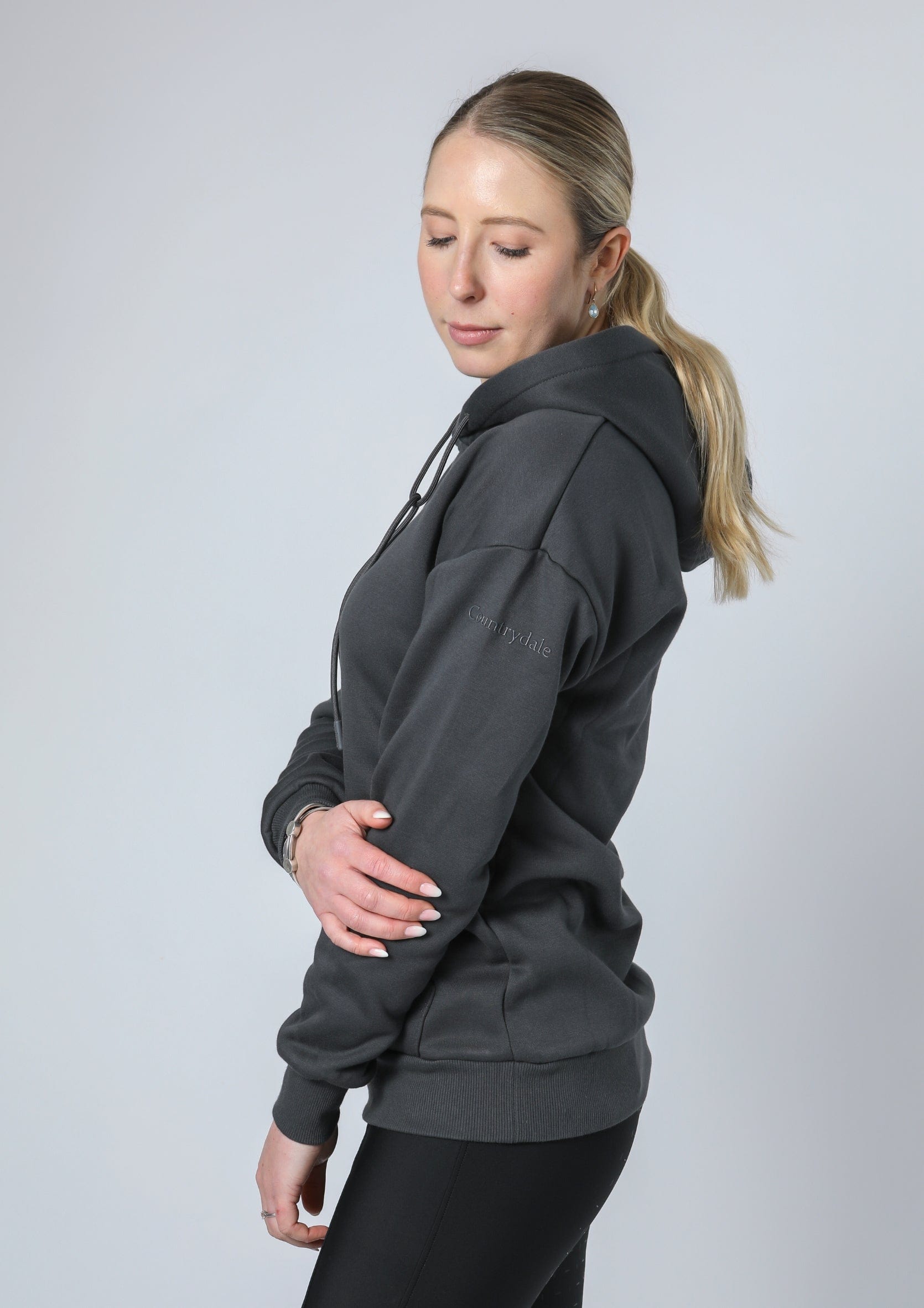 Signature-Kapuzenpullover (Anthrazit)