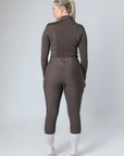 Classic Pull On Riding Leggings (Brown)