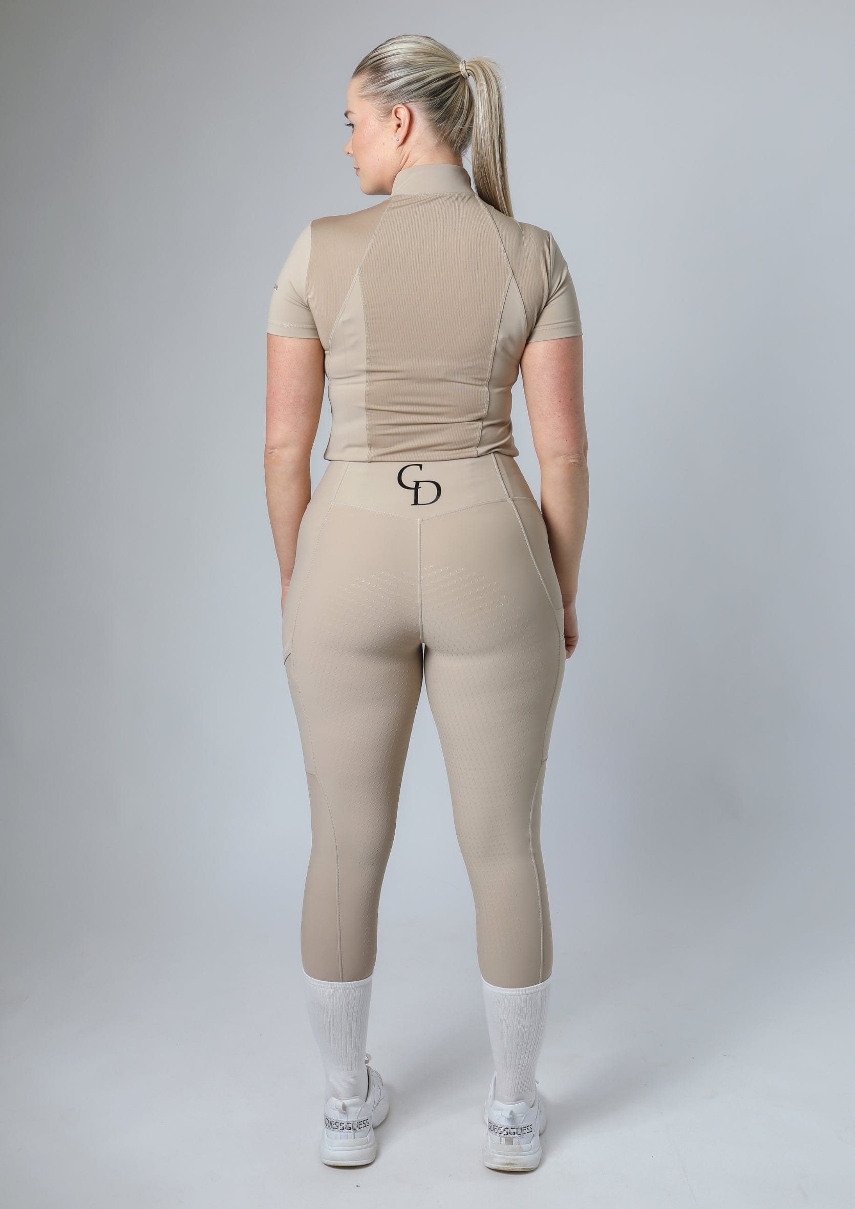 Legging d'équitation Motion Full Seat (Beige)