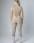 Legging d'équitation Motion Full Seat (Beige)